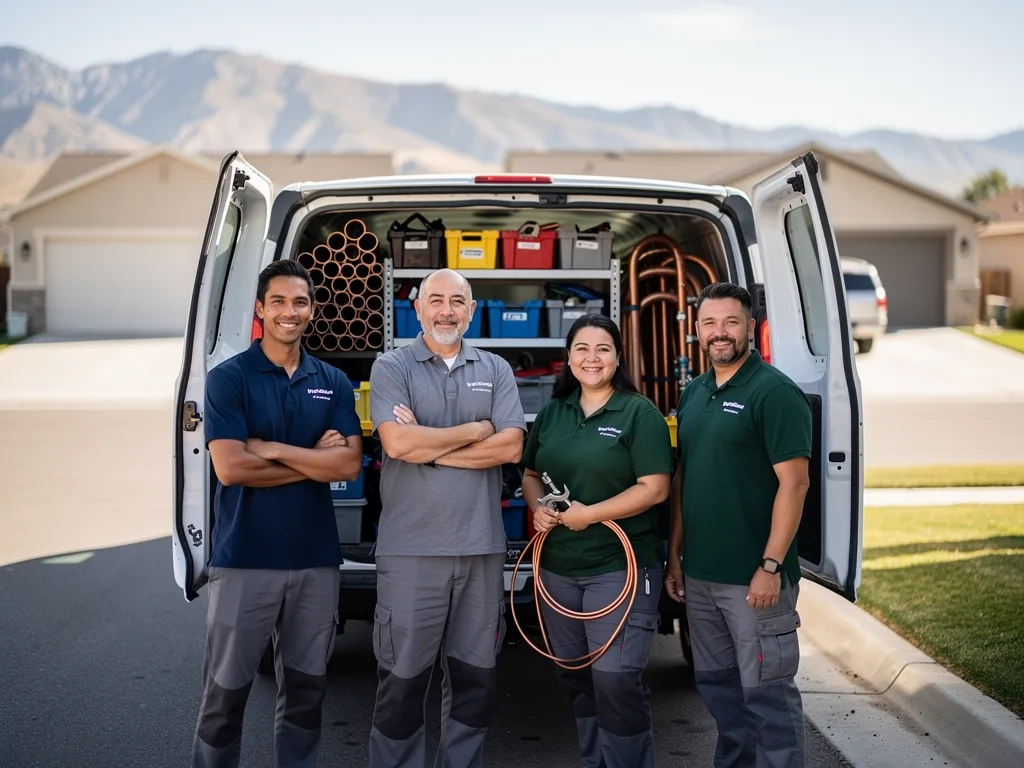 Rush Plumbing Utah team